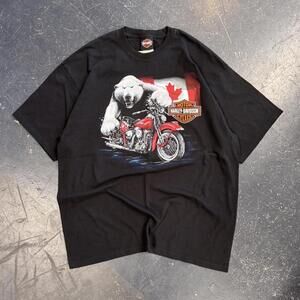 Harley Davidson Polar Bear Biker Tee